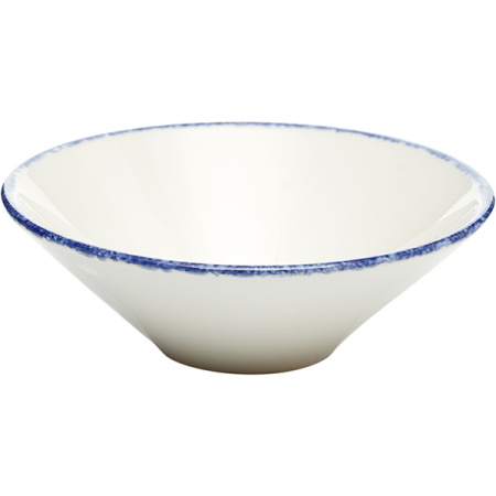 Салатник «Блю дэппл»; фарфор; D=11см; белый,синий