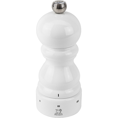 Мельница для соли «Ю Селект» метал.мех.; дерево; D=5.6,H=12см; белый