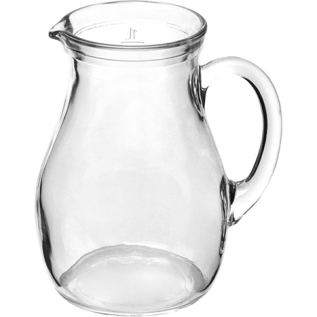 Кувшин «Рокси»; стекло; 1л; L=142мм; прозрачный