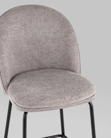 Стул полубарный Echo светло-серый