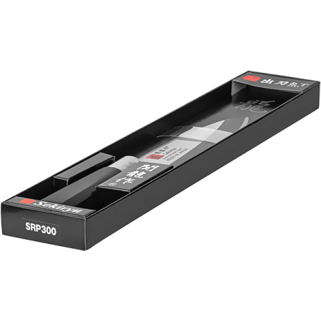 Нож кухонный «Токио» односторонняя заточк; сталь нерж.,пластик; L=28.5/15,B=4.7см