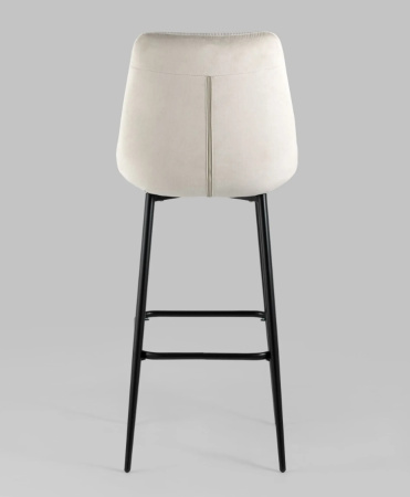 Стул барный Флекс велюр бежевый