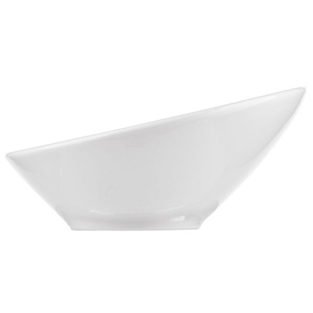 Салатник; фарфор; 150мл; D=14,H=6.5см; белый