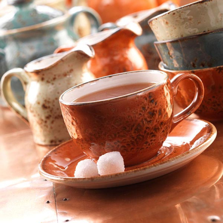 Молочник «Крафт»; фарфор; 185мл; D=7,H=8,L=10см; терракот