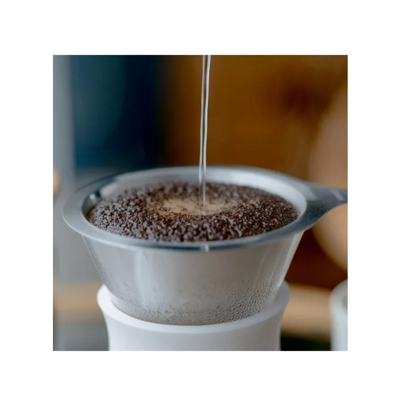 Декантер Hario Simply 400 мл c воронкой белый