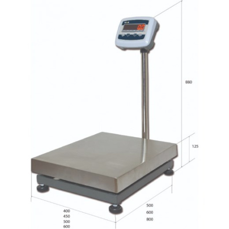 Весы электронные напольные MAS PM1E-100-4050