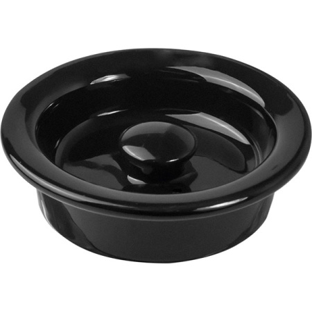 Крышка для чайника «Кунстверк»; фарфор; 700мл; D=7.7,H=2.5см; черный