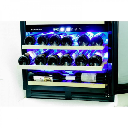 Винный шкаф DUNAVOX EXCLUSIVE DX-51.150DBK/DP