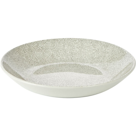 Салатник «Инк Грэй»; фарфор; D=20.5см; серый,белый