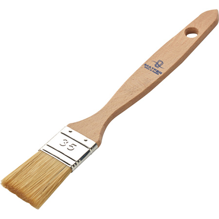 Кисточка кондит.; дерево,щетина натур.; L=240,B=35мм; бежев.,металлич.