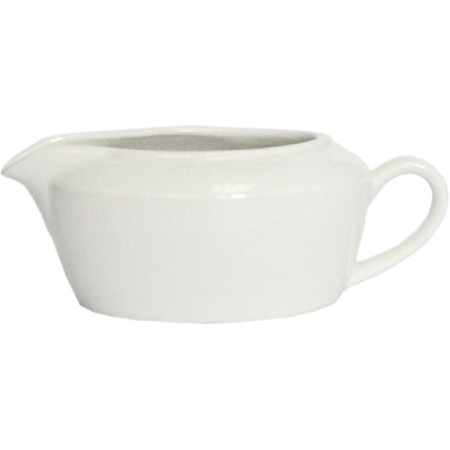 Соусник «Симплисити вайт-Хармони»; фарфор; 127мл; H=5.5,L=14.5,B=8.5см; белый
