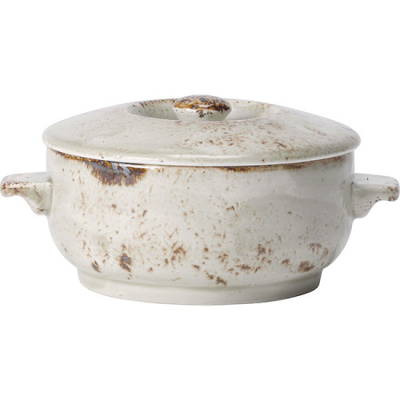 Бульонная чашка «Крафт» б/крышки; фарфор; 450мл; D=12,H=6,L=16.3см; белый