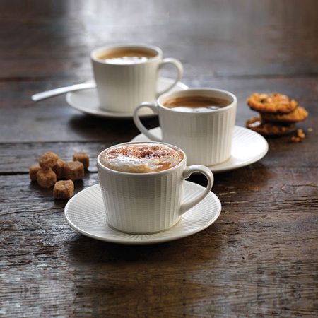 Блюдце «Уиллоу»; фарфор; D=11.7см; белый