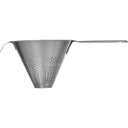 Дуршлаг; сталь нерж.; D=12,H=9.4,L=22.3см; металлич.