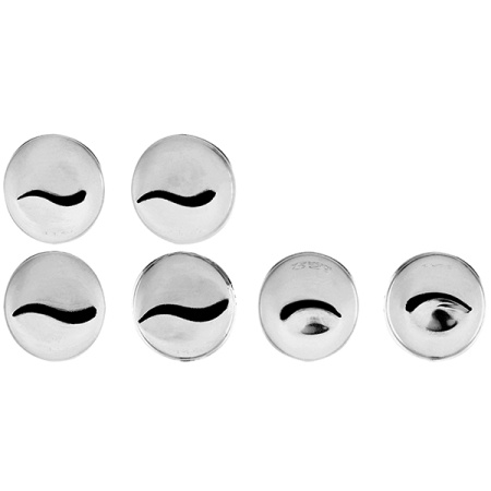 Набор кондит.насадок [6шт]; сталь; D=24,H=40,L=115,B=60мм; металлич.