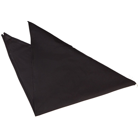 Галстук-косынка; полиэстер; черный