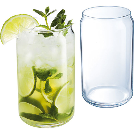 Хайбол”Банка”; стекло; 470мл; D=76,H=134мм; прозр.