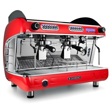 Кофемашина Sanremo Verona SED 2GR красный