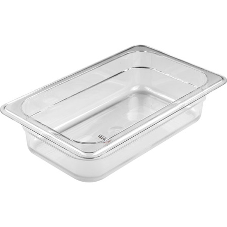 Гастроемкость (1/4); поликарбонат; 1.7л; H=6.5,L=26.5,B=16.2см; прозр.