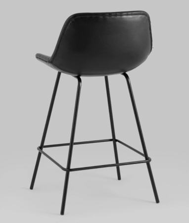 Стул полубарный Деймон экокожа черный