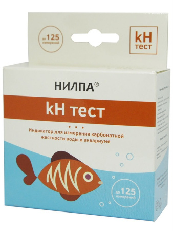 Тест воды на карбонатную жесткость (°KH) НИЛПА (Россия)