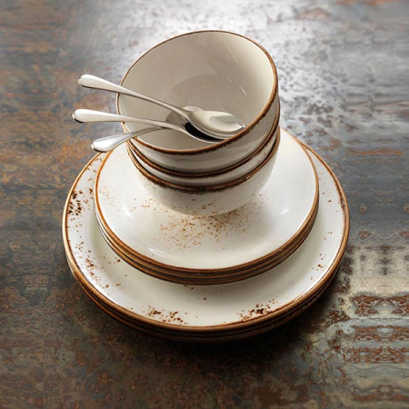 Тарелка мелкая «Крафт»; фарфор; D=20,H=2см; белый