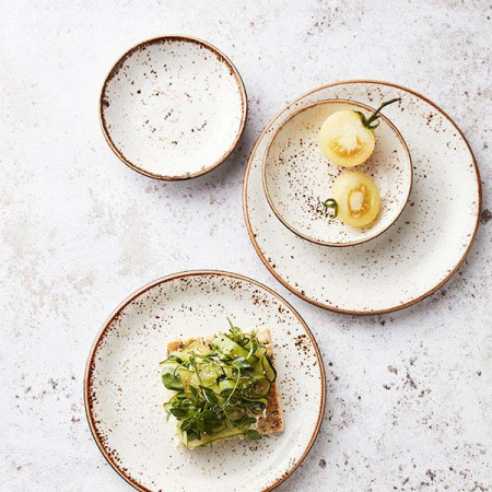 Тарелка мелкая «Крафт»; фарфор; D=20,H=2см; белый