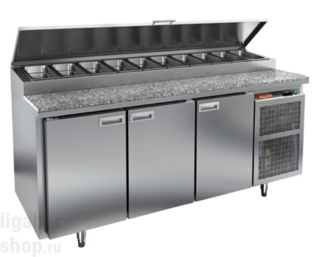 Стол для пиццы охлаждающий Hicold PZ2-111/GN (1/6H) камень