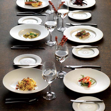 Салатник «Уиллоу»; фарфор; D=28,H=5см; белый