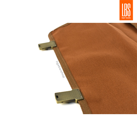 Сумка-скрутка LBS для барного инвентаря, коричневый