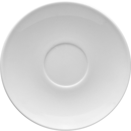 Блюдце «Отельер Айвори»; стекло; D=15.5см; слон.кость