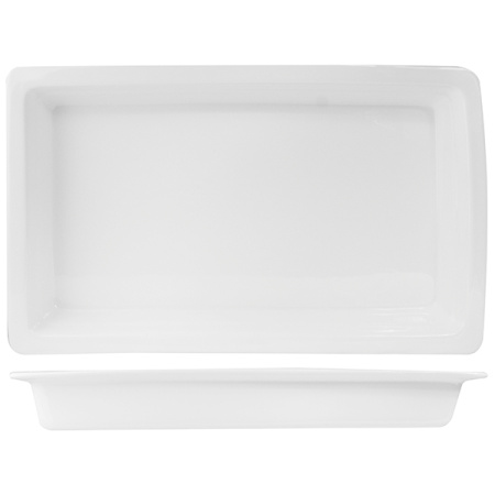 Гастроемкость (1/1); фарфор; H=6.5,L=53,B=32.5см