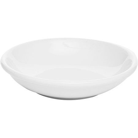 Блюдце для соуса «Монако Вайт»; фарфор; 75мл; D=10.5см; белый