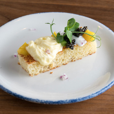 Блюдо для пиццы «Блю дэппл»; фарфор; D=31.5см; белый,синий