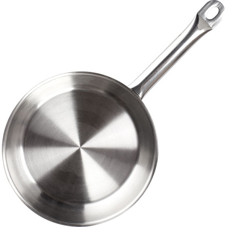 Сковорода «Перфоманс»; сталь нерж.; D=24,H=4см; металлич.