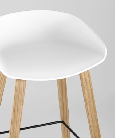 Стул барный LIBRA БЕЛЫЙ