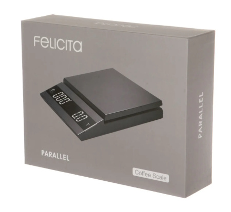 Весы кухонные Felicita Parallel черные