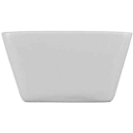 Салатник «Микс-ап»; фарфор; 200мл; H=4.5,L=8.5,B=8.5см; белый