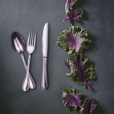 Ложка столовая «Ансер»; сталь нерж.; L=210/76,B=4мм; металлич.