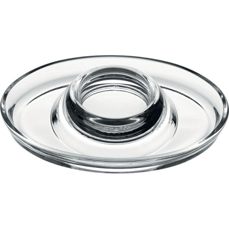 Подставка для яйца «Бейзик»; стекло; D=12.7см; прозр.