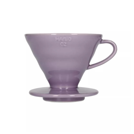 Воронка Hario V60-02 керамика, фиолетовый
