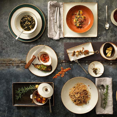 Бульонная чашка с крышкой «Браун дэппл»; фарфор; 425мл; белый,коричнев.