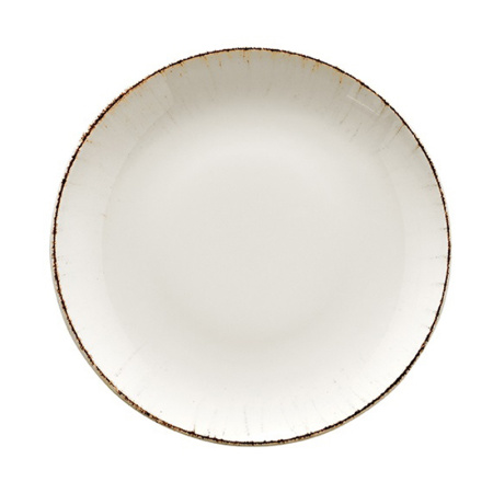 Тарелка Bonna Ретро 1300 мл коричневый край