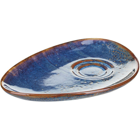 Блюдце треугольное Kunstwerk Ирис В=2.6 Д=20 Ш=13.3 см