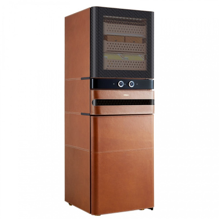 Хьюмидор для сигар Afidano L6 (Коньячная кожа)