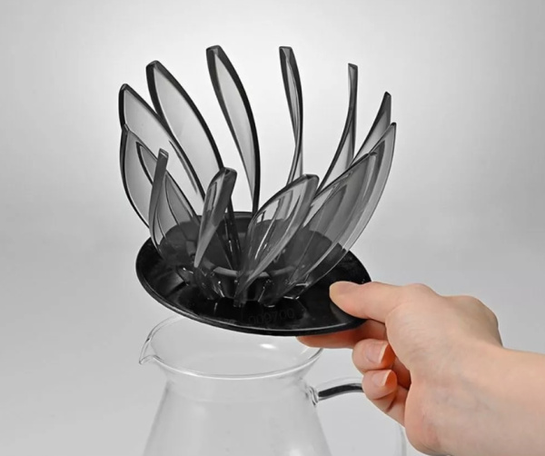 Воронка Hario Suiren 02 пластик черный