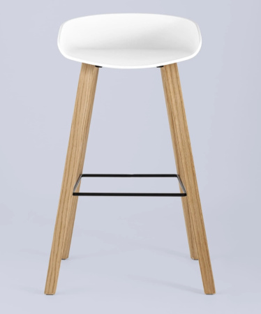 Стул барный LIBRA БЕЛЫЙ