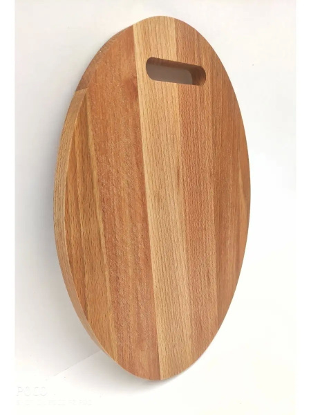 Доска разделочная деревянная LBS овальная 33х23х1,6 см