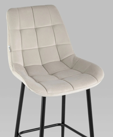 Стул барный Флекс велюр бежевый