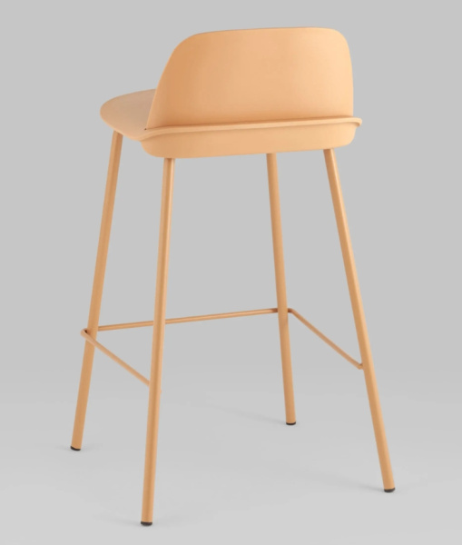 Стул полубарный Mist желтый